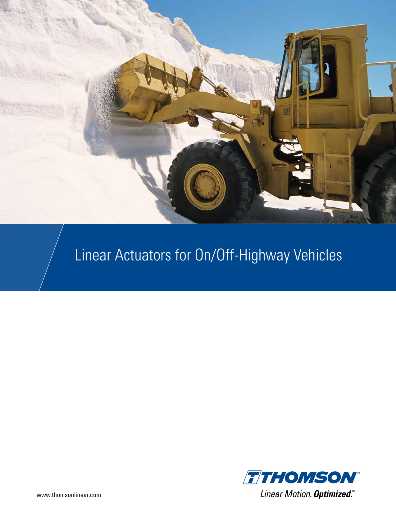 Linear Actuators for On/Off-Highway Vehicles